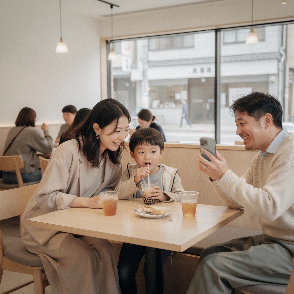 コーヒー豆の種類と焙煎度を示すカラフルなビジュアル