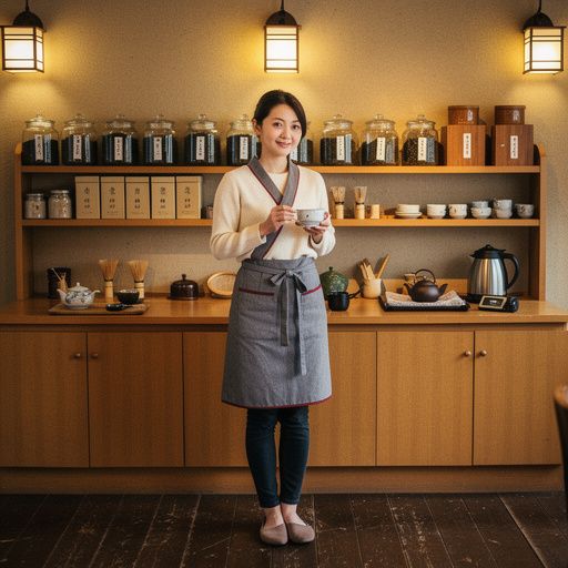 色とりどりの茶葉が並ぶ美しいティーセレクション。