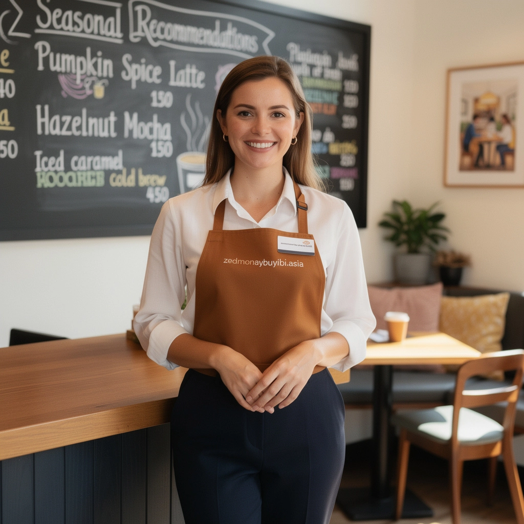 コーヒーの淹れ方を説明する手元のアップ。